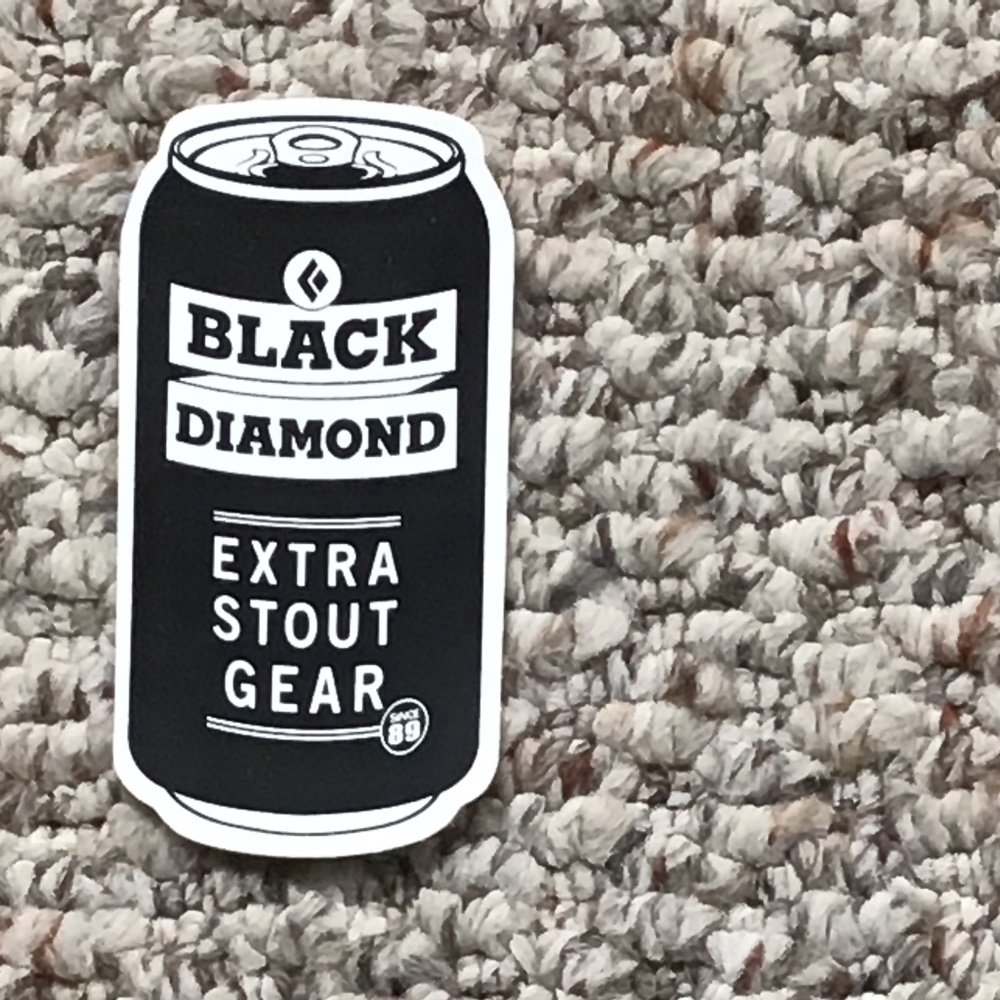 Black Diamond  Stout Gear Sticker
